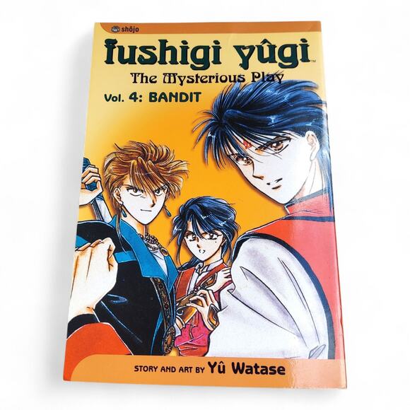 Fushigi Yugi The Mysterious Play Manga Lot Vol 1-4 English Yu Watase Used - Picture 3 of 6